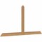 Ekena Millwork Portland Timber Gable Bracket, Western Red Cedar, 72"W x 36"H x 1 1/2"D x 3 1/2"F, 12/12 Pitch GBW072X36X0204POR00SWR - alternate 2